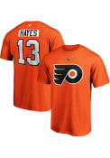 Kevin Hayes Philadelphia Flyers Authentic Stack T-Shirt - Orange