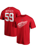 Tyler Bertuzzi Detroit Red Wings Authentic Stack T-Shirt - Red