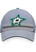Dallas Stars Authentic Pro Second Season Structured Adjustable Hat - Grey