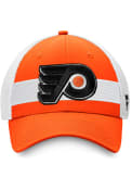 Philadelphia Flyers Authentic Pro Draft Trucker Adjustable Hat - Orange