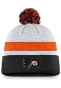 Philadelphia Flyers Draft Jersey Hook Pom Knit - White