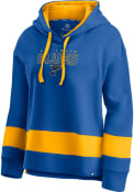 St Louis Blues Womens Pullover Hooded Sweatshirt - Blue