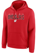 Wisconsin Badgers Confidence Game Hood - Red