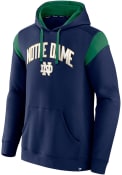Notre Dame Fighting Irish Game Over Hooded Sweatshirt - Navy Blue