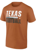 Texas Longhorns On the Game Football T Shirt - Burnt Orange