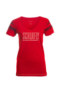 Schlafly St Louis Womens Red Logo Short Sleeve T Shirt