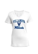 Villanova Wildcats Womens White Diva V-Neck
