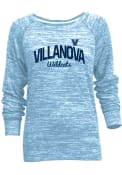 Villanova Wildcats Womens Carefree Blue Crew Sweatshirt
