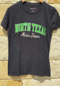 North Texas Mean Green Womens Black Bestie T-Shirt