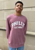 Philadelphia Arched Crew Sweatshirt - Maroon
