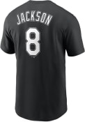 Bo Jackson Chicago White Sox Nike Name Number T-Shirt - Black