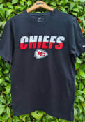 Kansas City Chiefs Nike Split Team Name Essential T Shirt - Black