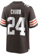 Nick Chubb Cleveland Browns Nike Home Game Football Jersey - Brown