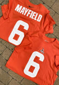 Baker Mayfield Cleveland Browns Nike Name Number T-Shirt - Orange