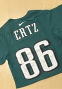 Zach Ertz Philadelphia Eagles Nike Name Number T-Shirt - Midnight Green