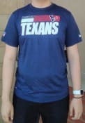 Houston Texans Nike Team Name Legend T Shirt - Navy Blue