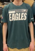 Philadelphia Eagles Nike Team Name Legend T Shirt - Midnight Green
