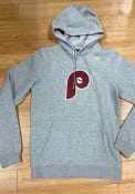 Philadelphia Phillies Nike Coop Patch Hooded Sweatshirt - Grey
