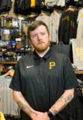 Pittsburgh Pirates Nike Cap Logo Polo Shirt - Black