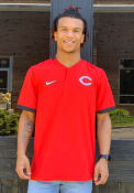 Cincinnati Reds Nike Hot Jacket Short Sleeve Jacket - Red