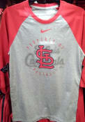 St Louis Cardinals Nike Property Of Fashion T Shirt - Grey