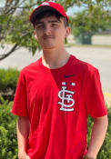 St Louis Cardinals Nike Color Bar Fashion T Shirt - Red