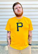 Pittsburgh Pirates Nike Logo Legend T Shirt - Gold