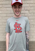 St Louis Cardinals Nike Logo Legend T Shirt - Grey