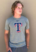 Texas Rangers Nike Logo Legend T Shirt - Grey