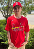 St Louis Cardinals Nike Wordmark T Shirt - Red