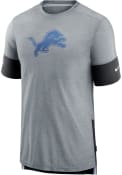 Detroit Lions Nike Sideline Logo Player SS T Shirt - Grey