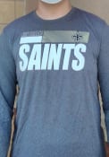 New Orleans Saints Nike Sideline Logo Legend T-Shirt - Grey