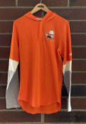 Brownie Cleveland Browns Nike Mascot Historic Henley Fashion Hood - Orange