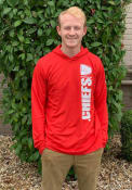 Kansas City Chiefs Nike Name Stack Hooded Sweatshirt - Red