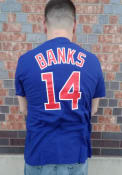 Ernie Banks Chicago Cubs Nike Name And Number T-Shirt - Blue