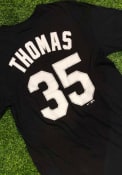 Frank Thomas Chicago White Sox Nike Name And Number T-Shirt - Black