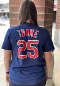 Jim Thome Cleveland Indians Nike Coop Name and Number T-Shirt - Navy Blue