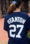 Giancarlo Stanton New York Yankees Nike Name And Number T-Shirt - Navy Blue