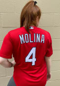Yadier Molina St Louis Cardinals Nike Name And Number T-Shirt - Red