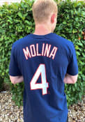 Yadier Molina St Louis Cardinals Nike Name And Number T-Shirt - Navy Blue