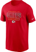 Kansas City Chiefs Nike Prop Of Essential T Shirt - Red