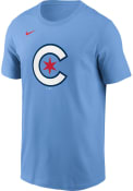 Chicago Cubs Nike City Connect T Shirt - Light Blue