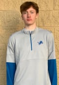 Detroit Lions Nike Therma 1/4 Zip Pullover - Grey
