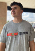 Cleveland Browns Nike Tonal Logo T Shirt - Grey