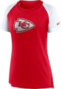 Kansas City Chiefs Womens Nike Mesh T-Shirt - Red