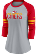 Kansas City Chiefs Womens Nike Nickname T-Shirt - Grey