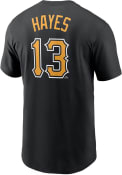 Ke'Bryan Hayes Pittsburgh Pirates Nike Name And Number T-Shirt - Black