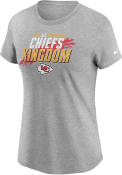 Kansas City Chiefs Womens Nike 2020 Conference Champions Tonal T-Shirt - Grey