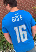 Jared Goff Detroit Lions Nike Name Number T-Shirt - Blue