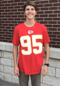 Chris Jones Kansas City Chiefs Nike Name And Number T-Shirt - Red